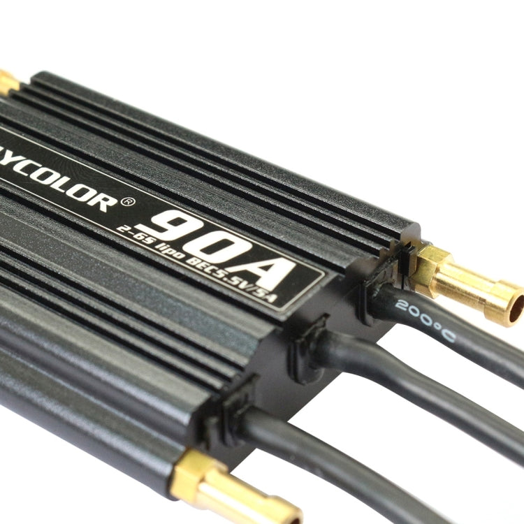 Flycolor Flymoster Series 90A 2-6S Waterproof Electronic Speed Controller for RC Boat by buy2fix