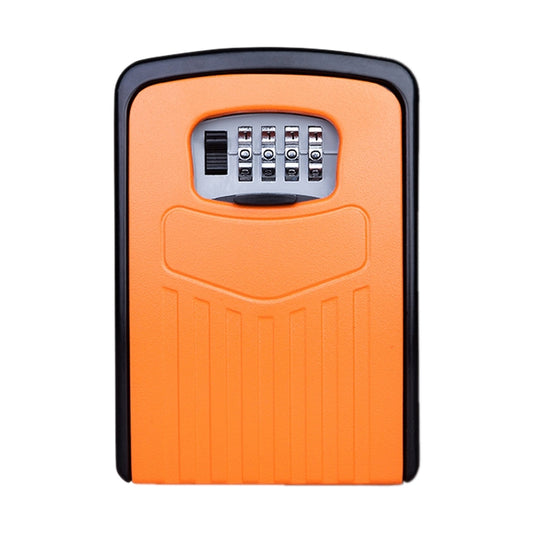 Large Password Lock Metal Storage Box Villa Security Box Wall Cabinet Safety Box(Orange) by buy2fix