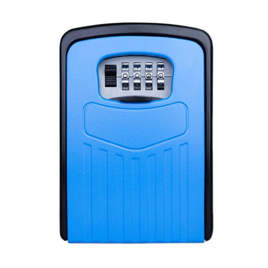 Large Password Lock Metal Storage Box Villa Security Box Wall Cabinet Safety Box(Blue) by buy2fix