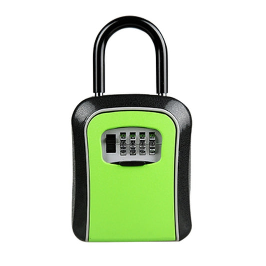 Car Password Lock Storage Box Security Box Hook Installation-free Safety Box(Green) by buy2fix