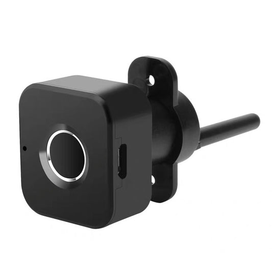 BP01-A Micro USB Charging Triple Drawer Left Hand Unlocking Smart Semiconductor Fingerprint Lock(Black) by buy2fix