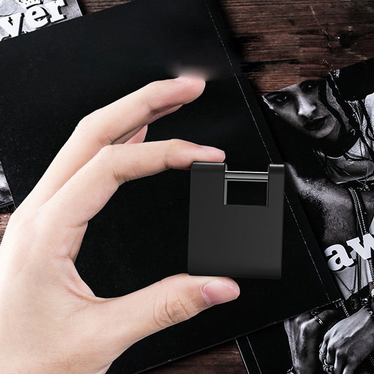 XB30F Mini Smart Fingerprint Padlock Trolley Case Lock(Black) by buy2fix