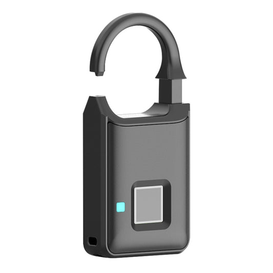 P5 3.7V Micro USB Charging Semiconductor Fingerprint Sensing Small Padlock by buy2fix