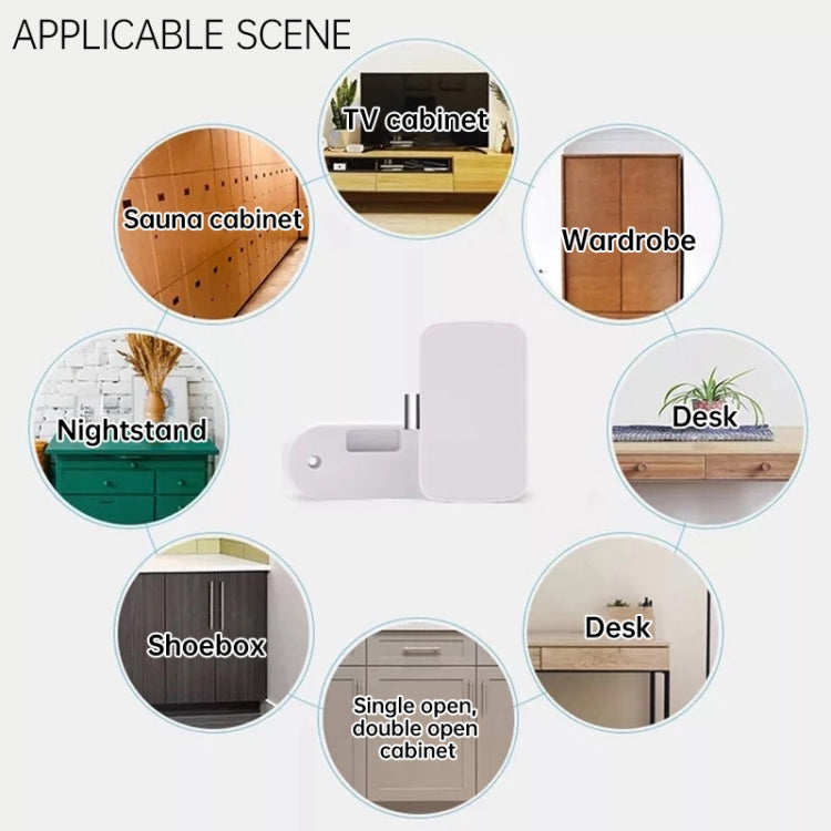 T1 Bluetooth + Tuya APP Smart Drawer Lock Invisible Lock, Support Remote Control Unlocking by buy2fix