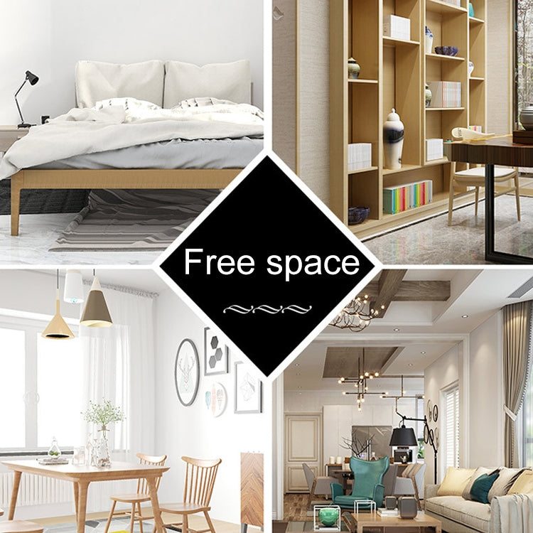 80cm Retro Living Room Iron Round Roman Numeral Mute Decorative Wall Clock (Black) by buy2fix