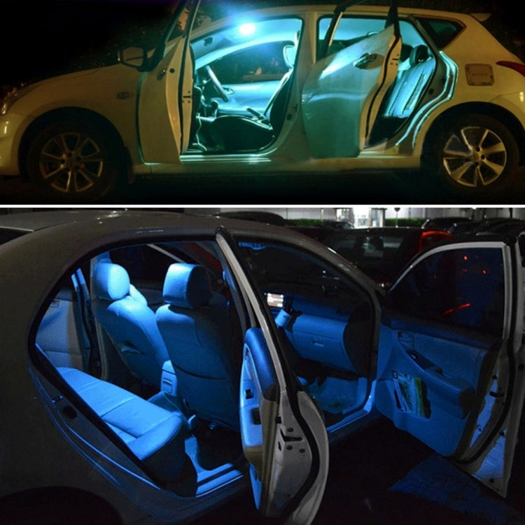 2 PCS Colorful 31MM Bicuspid Remote Control Car Dome Lamp LED Reading Light with 6 LED Lights by buy2fix