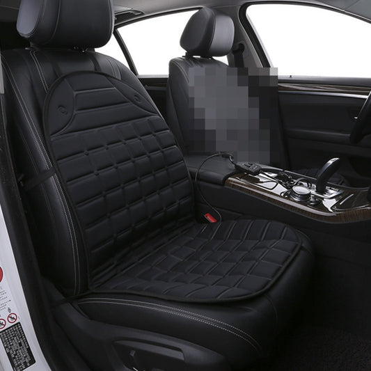 12V Heated Car Seat Cushion Cover Seat Heater Warmer Winter Car Cushion Car Driver Heated Seat Cushion(Black) by buy2fix