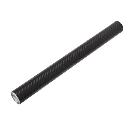 Car Decorative 3D Carbon Fiber PVC Sticker, Size: 152cm x 50cm(Black) by buy2fix