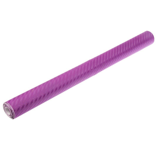 Car Decorative 3D Carbon Fiber PVC Sticker, Size: 152cm x 50cm(Purple) by buy2fix