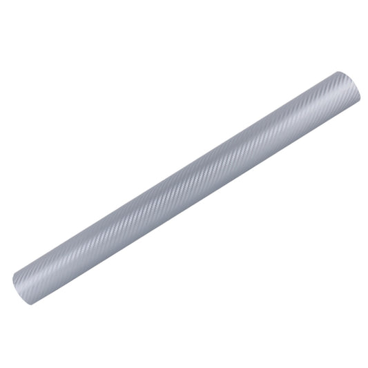 Car Decorative 3D Carbon Fiber PVC Sticker, Size: 152cm x 50cm (Light Grey) by buy2fix
