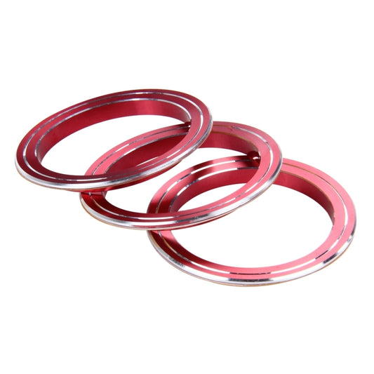 3 PCS Car Aluminum Air Conditioner Knob Case For ATENZA(Red) by buy2fix