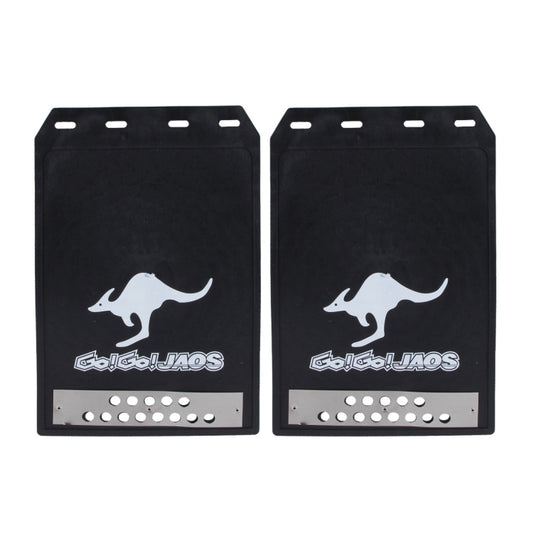 2 PCS WS-003 Premium Heavy Duty Molded Splash Mud Flaps Auto Front and Rear Guards, Small Size, Random Pattern Delivery(Black) by buy2fix