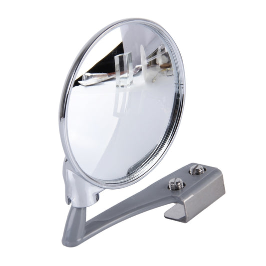 Vehicle Front Blind Area Wide-angle Adjustable Left Side Observation Mirror(Silver) by buy2fix