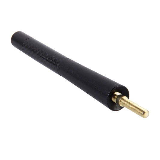 Carbon Fiber Aluminum Short Antenna Polished Universal Screws Base(Big Size)(Black) by buy2fix