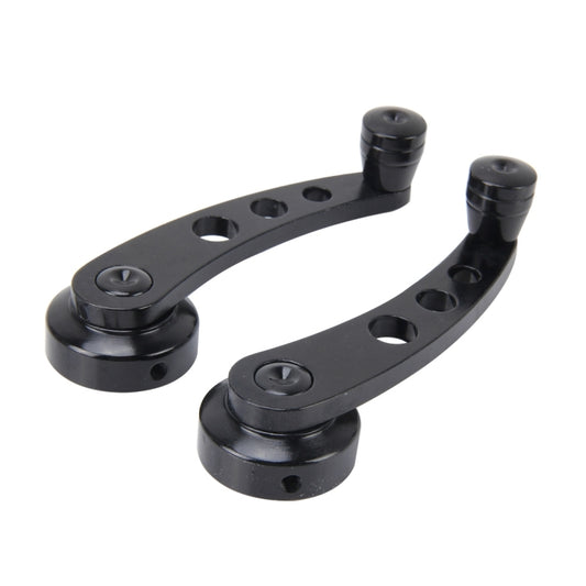1 Pair Universal Car Wagon Door Window Crank Handle Winder Manual Door Crank Handle Window Winders(Black) by buy2fix