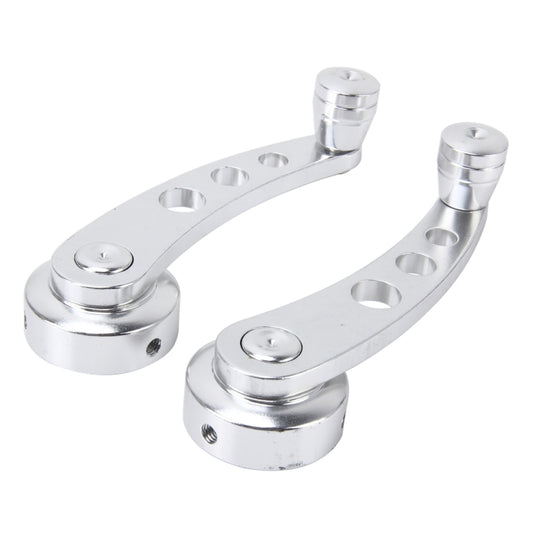 1 Pair Universal Car Wagon Door Window Crank Handle Winder Manual Door Crank Handle Window Winders(Silver) by buy2fix