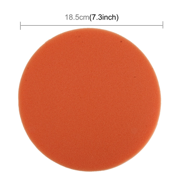 2 PCS Car Wax Sponge Round Shape Sponge High-density Waxing Sponge,Size:18.5 x 18.5cm by buy2fix