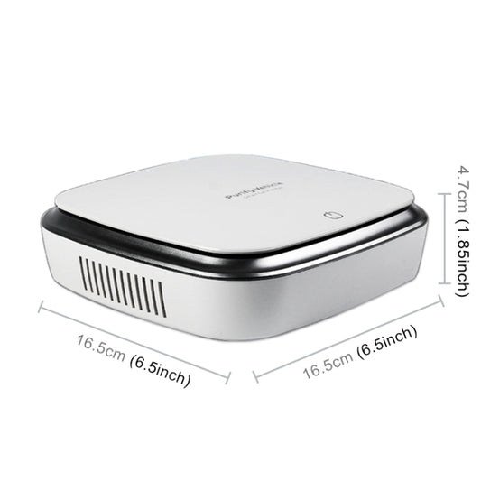 XJ-002 Car / Household Smart Touch Control Air Purifier Negative Ions Air Cleaner(White) by buy2fix