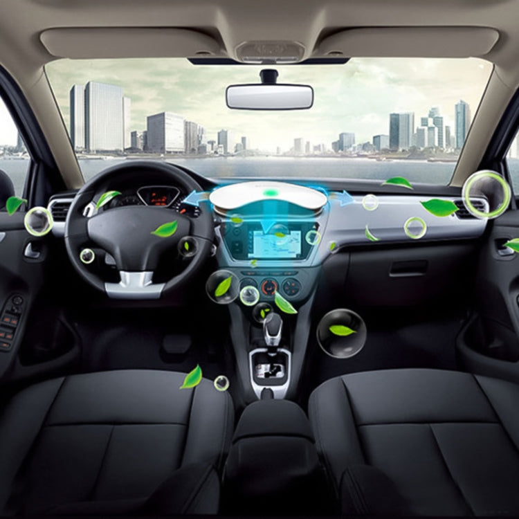 BL-001 Car / Household Smart Touch Control Air Purifier Negative Ions Air Cleaner(Black) by buy2fix