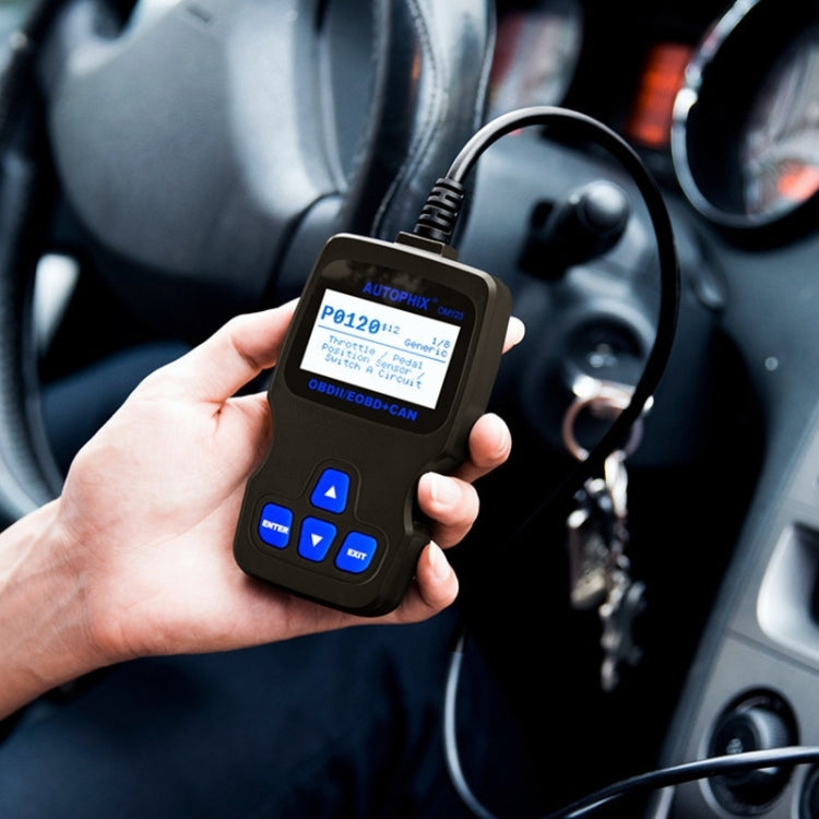 AUTOPHIX OM123 Car Portable OBD2 Scanner Car Diagnostic Tool OBD 2 Automotive Scanner EOBD Code Reader (Orange) by buy2fix