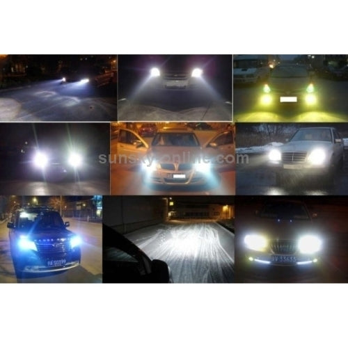 2 PCS 9006 Halogen Head Lamp 12V 100W 2400 LM 5000K Warm White Light by buy2fix