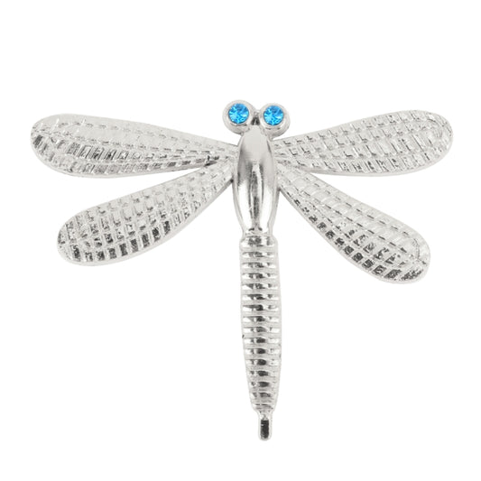 Dragonfly Shape Car Metal Body Decorative Sticker (Silver) by buy2fix