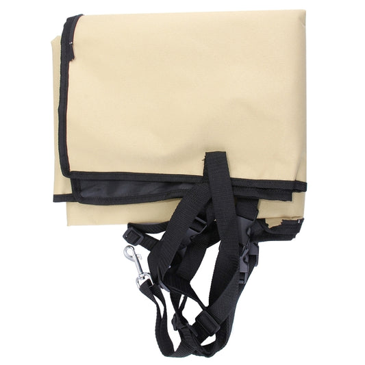 Nonslip Folding Car Rear Back Seat Cover Pet Cat Dog Cushion Mat, Size: 195 x 135 x 0.2 cm(Khaki) by buy2fix
