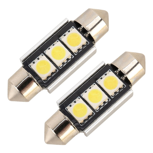 10 PCS 36mm DC12V / 1.7W / 7000K / 70LM 3LEDs SMD-5050 Car Reading Lamp(White Light) by buy2fix