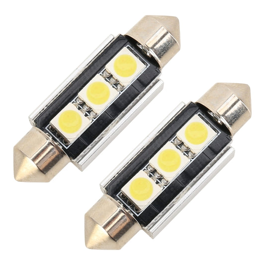 10 PCS 39mm DC12V / 1.7W / 7000K / 70LM 3LEDs SMD-5050 Car Reading Lamp(White Light) by buy2fix