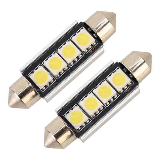 10 PCS 41mm DC12V / 1.7W / 7000K / 70LM 4LEDs SMD-5050 Car Reading Lamp(White Light) by buy2fix