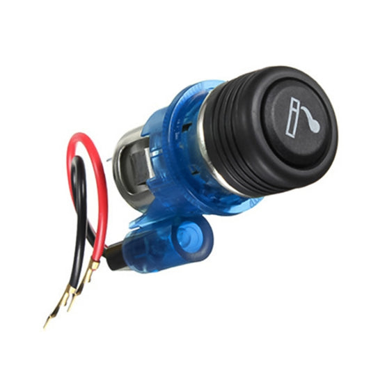 Car 10A 12V European Standard Cigarette Lighter Full Assembly with Light (Blue) by buy2fix