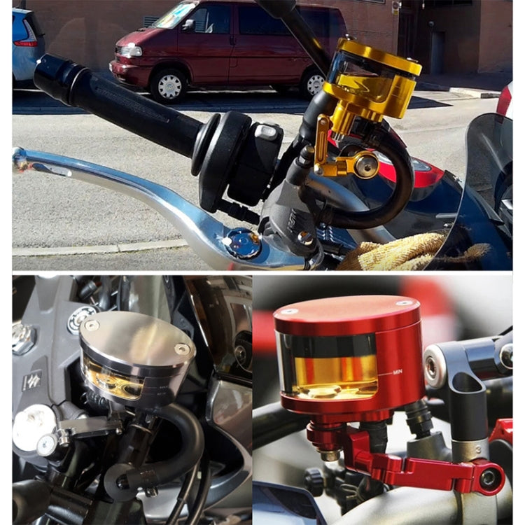 Motorcycle Modification Parts Front Brake Fluid Oil Universal Brake Oil Cup for Kawasaki / Suzuki(Black) by buy2fix