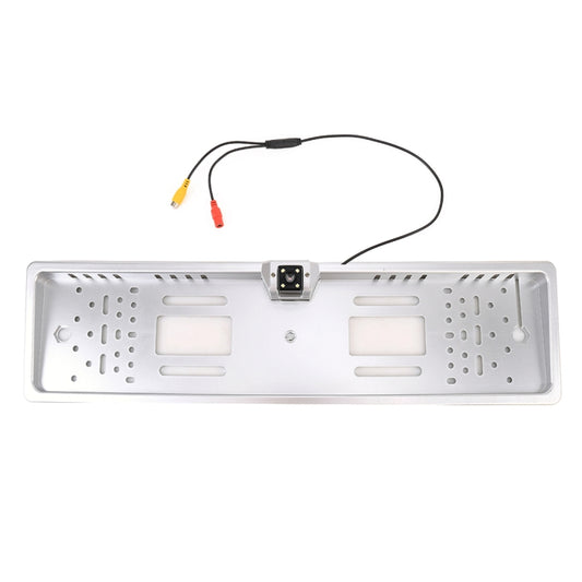 JX-9488 720x540 Effective Pixel NTSC 60HZ CMOS II Universal Waterproof Car Rear View Backup Camera with 2W 80LM 5000K White Light 4LED Lamp, DC 12V, Wire Length: 4m(Silver) by buy2fix