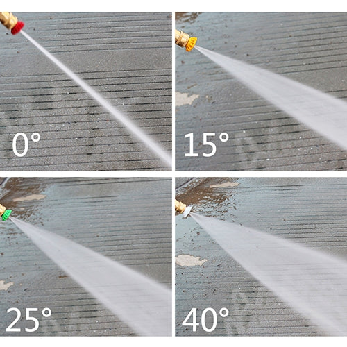 High Pressure Car Wash Gun Jet Nozzle Washer Accessories, Nozzle Angle: 15 Degree by buy2fix