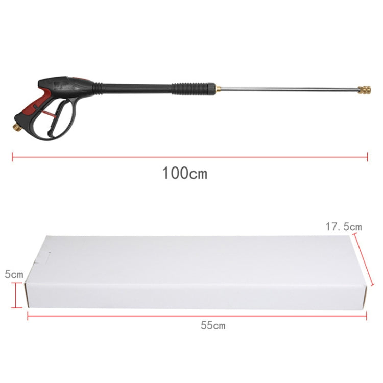 High Pressure Car Wash Gun Water Spray Jet Lance with 5 Nozzles by buy2fix