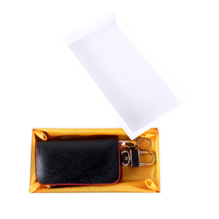 Universal Leather Roots Texture Waist Hanging Zipper Wallets Key Holder Bag (No Include Key)(Red) by buy2fix