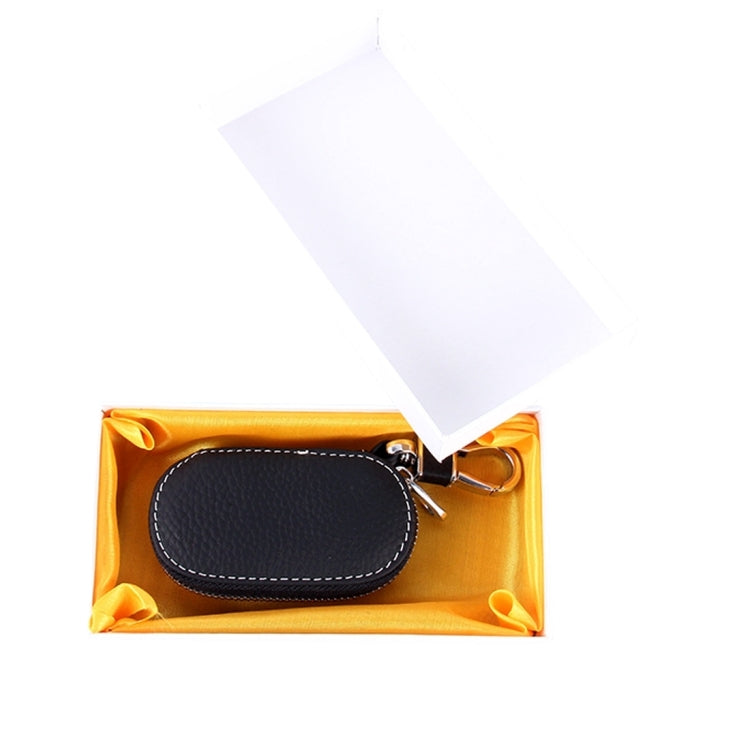 Universal Leather Crocodile Texture Waist Hanging Zipper Wallets Key Holder Bag (No Include Key)(Black) by buy2fix