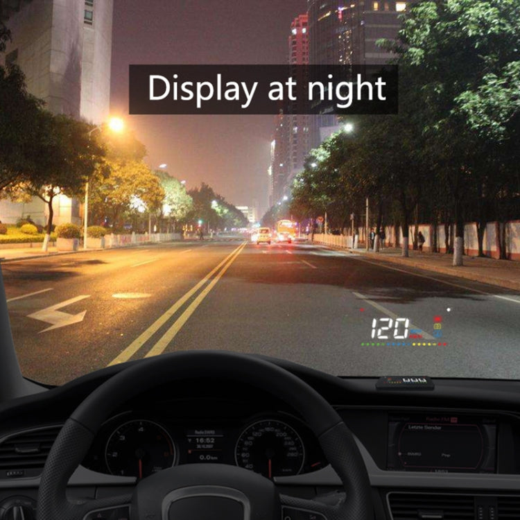 A200 OBD2 3.5 inch Vehicle-mounted Head Up Display Security System, Support Car Speed / Engine Revolving Speed Display / Water Temperature / Voltage by buy2fix