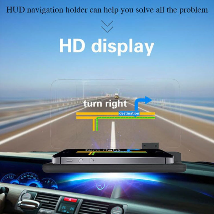 H6 Multi-function Car Smartphone Navigation Head Up Display Holder for 6 Inch Smartphone by buy2fix