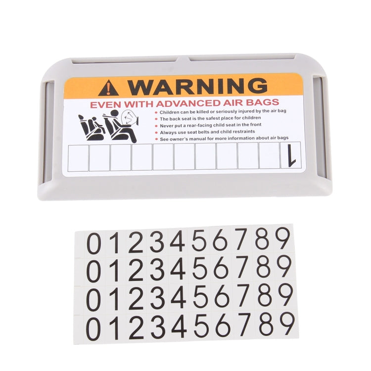 Multi-purpose Car Visor Organizer, Sun Shade Card Storage Pouch Bag(Grey) by buy2fix