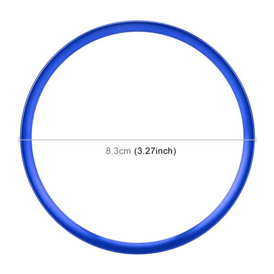 Car Auto Steering Wheel Ring Cover Trim Sticker Decoration for Audi A4L / A3 / A5 2017-2019(Blue) by buy2fix