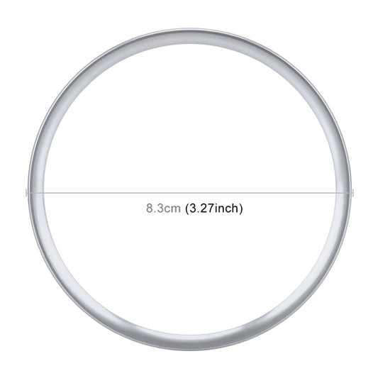 Car Auto Steering Wheel Ring Cover Trim Sticker Decoration for Audi A4L / A3 / A5 2017-2019(Silver) by buy2fix