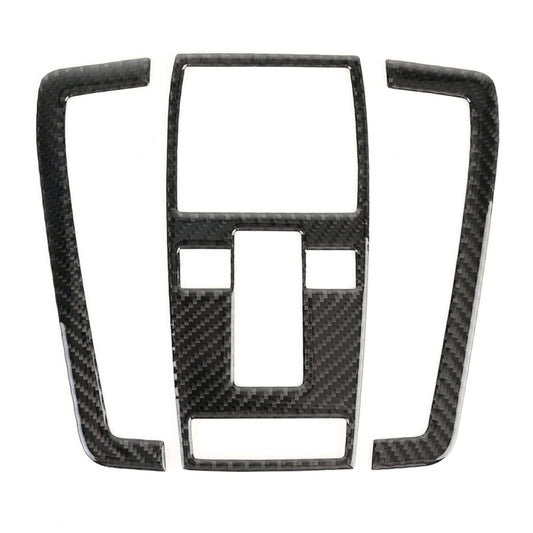 3 PCS Car Front Dome Light Panel Carbon Fiber Decorative Sticker for Mercedes-Benz W204 2007-2013 by buy2fix