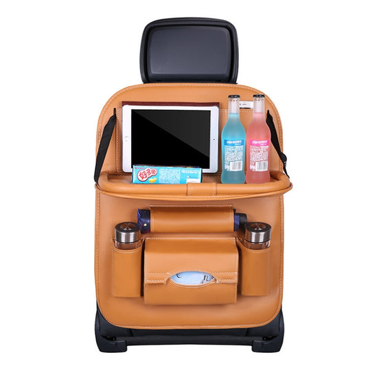 Multifunction Car Seat Pockets Folding Storage Bag (Brown) by buy2fix