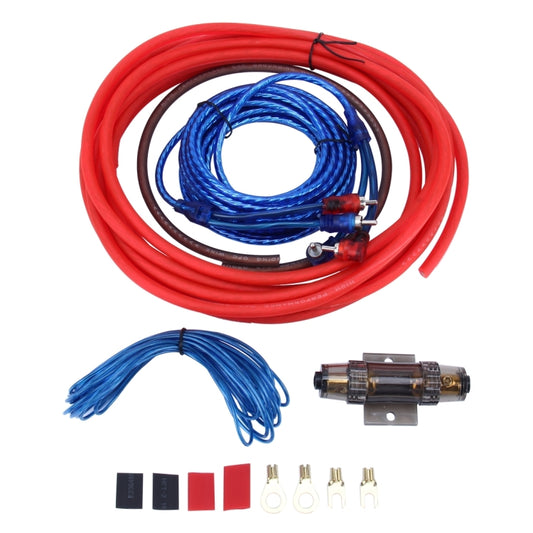 1200W 8GA Car Copper Clad Aluminum Power Subwoofer Amplifier Audio Wire Cable Kit with 60Amp Fuse Holder by buy2fix