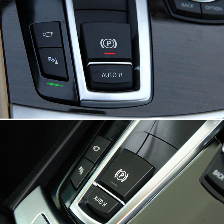 Auto Parking Switch Cover Replacement Handbrake P Key Button 61316822518 for BMW 5 / 6 Series 2009-2014/06 by buy2fix