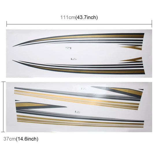 5 PCS SUV Body Decorative Strip Brand Car Streamline Shining Sticker for Nissan TERRA 2019 by buy2fix