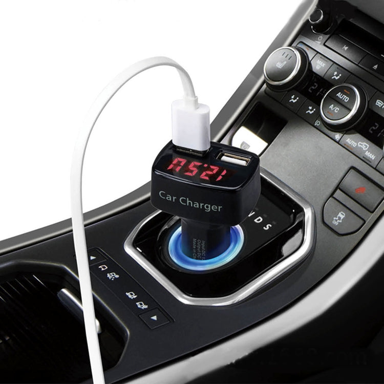 DC 12-24V Input Intelligent Matching Current Intelligent Charge 5V 3.1A Output Dual USB Ports Car Charger by buy2fix