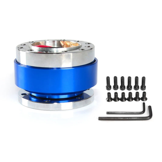 Universal 60mm Car Steering Wheel Quick Release HUB Racing Adapter Snap Off Boss Kit(Blue) by buy2fix