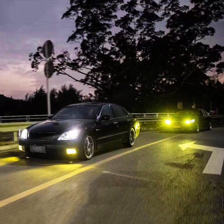 2 PCS 9005 HB3 72W 1000LM 6000-6500K Super Bright White Light Car Fog LED Bulbs, DC 12-24V (Yellow Light) by buy2fix
